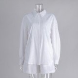 Cotton Long-Sleeve Cardigan and Shorts Set