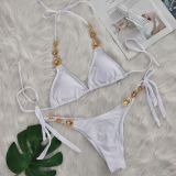 Ihoov Luxurious Crystal Diamond Strap Beach & Vacation Swimsuit