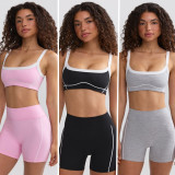 Quick-Dry Tummy-Control Sports Shorts & Tank Set