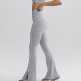 ihoov quick dry sports bra and flared yoga pants set