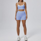 Quick-Dry Tummy-Control Sports Shorts & Tank Set