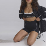 Quick-Dry Tummy-Control Sports Shorts & Tank Set