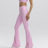 ihoov quick dry sports bra and flared yoga pants set