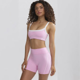 Quick-Dry Tummy-Control Sports Shorts & Tank Set