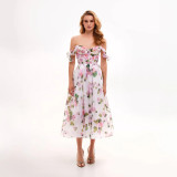 Ethereal Tulle Maxi Evening Gown
