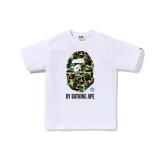 Dark Colorblock Tiger & Ape Head Couple Loose Fit T-Shirt