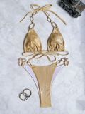Sexy Backless Leopard Print Swimsuit for Women