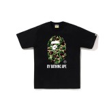 Dark Colorblock Tiger & Ape Head Couple Loose Fit T-Shirt