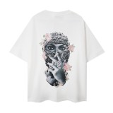 Stranger Things-Inspired Masked Couple Tee Cozy Loose Fit Short Sleeve T-Shirt