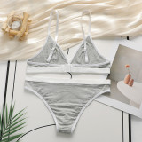 Wireless Sports Triangle Bra Set