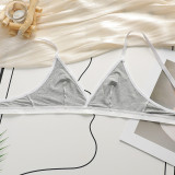 Wireless Sports Triangle Bra Set