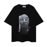 Stranger Things-Inspired Masked Couple Tee Cozy Loose Fit Short Sleeve T-Shirt