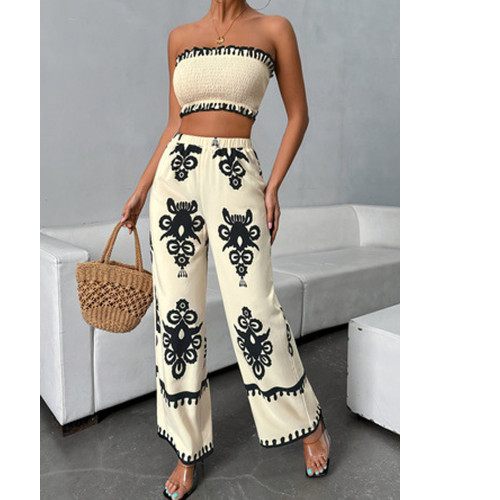 Women's Printed Two-Piece Set