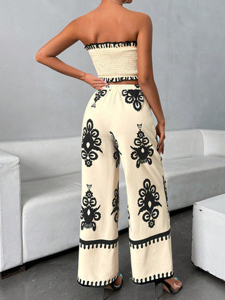 Women's Printed Two-Piece Set