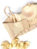Floral Tassel Design Outwear Fishbone Bustier