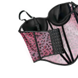 Leopard-Print Lace Women's Camisole Tops