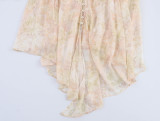 Floral Print Blouse Top Shirts for Women