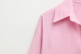Minimalist Striped Oxford Long-Sleeve Shirt