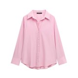 Minimalist Striped Oxford Long-Sleeve Shirt