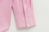 Minimalist Striped Oxford Long-Sleeve Shirt