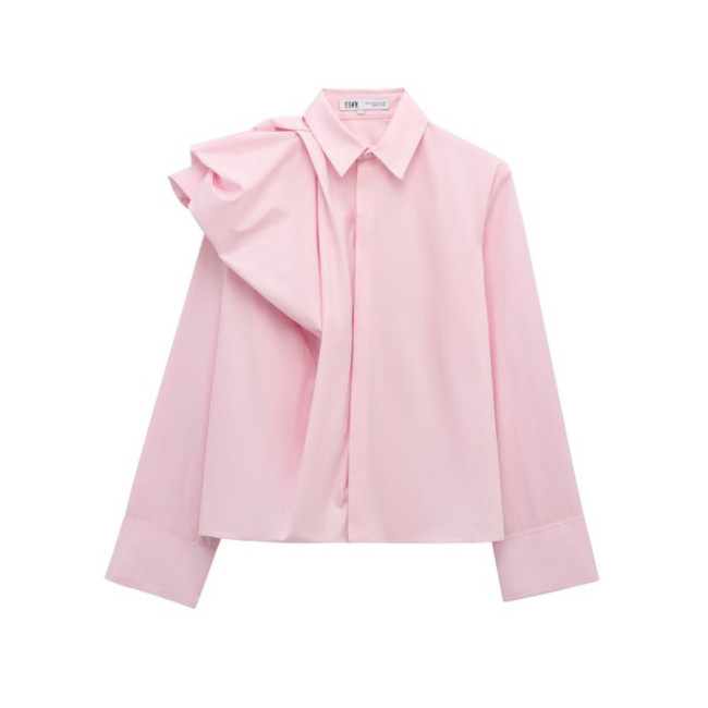 Voluminous Shoulder Blouse