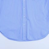 Relaxed Fit Striped Shirt and Pants Set