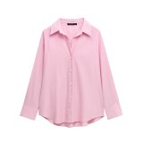Minimalist Striped Oxford Long-Sleeve Shirt