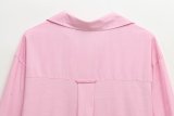 Minimalist Striped Oxford Long-Sleeve Shirt