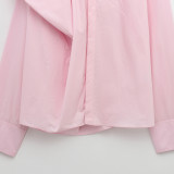 Voluminous Shoulder Blouse
