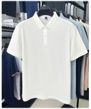Solid Color Short Sleeve Polo Shirt