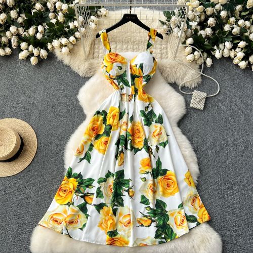 Printed Bodycon Midi Maxi Dress