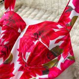 Printed Bodycon Midi Maxi Dress