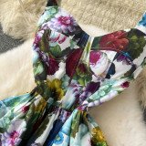 Printed Bodycon Midi Maxi Dress