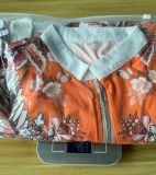 Floral Print Baseball Jersey & Drawstring Pants 2-Piece Set