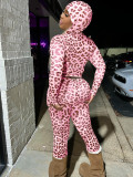 Fashionable women's casual two-piece tracksuit