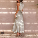 Satin Slim Fit Casual Two-Piece Set