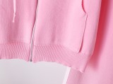 IHOOV Women's Short Sleeve Knit Hoodie Set