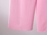 IHOOV Women's Short Sleeve Knit Hoodie Set