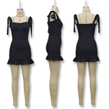 Chic Strapless Bodycon Mini Dress for women skirt
