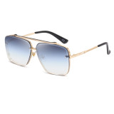 Unisex Frameless Metal Edge Sunglasses
