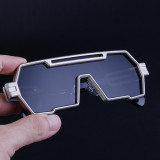 Men's Steampunk Irregular Sunglasses