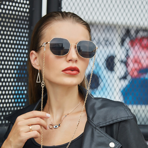 Ihoov Polygon Chain-Linked Sunglasses