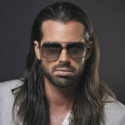 Unisex Frameless Metal Edge Sunglasses