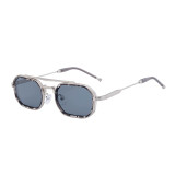 Ihoov Men's Retro Double Bridge Square Eyewear