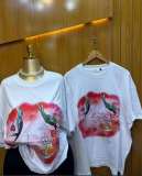 Graphic Prints Trendy Summer Unisex Cotton T-Shirt