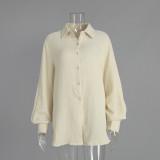 Elegant Cotton Voile Shirt