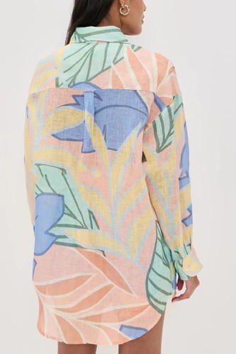 Relaxed Linen Long Sleeve Shirt & Pants Set