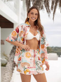  Casual Linen Crop Top & Shorts Set