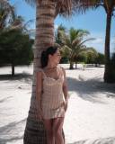 Pearl Embellished Vacation Halter Maxi Dress