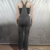 IHOOV zipper Closure cargo pants women jeans Women's Jumpsuits